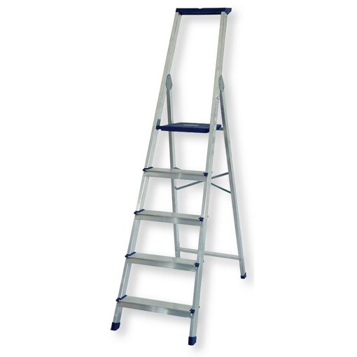 Escalera ALU tijera PRO 5, altura plataforma 1,02 m